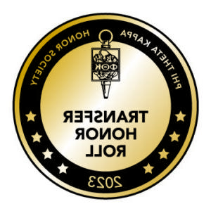 Transfer Honor Roll badge